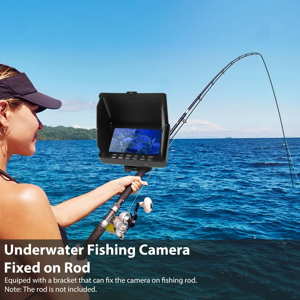 Fishing Camera - Fishfinder 5,0 inch LCD-scherm onderwatervissen camera