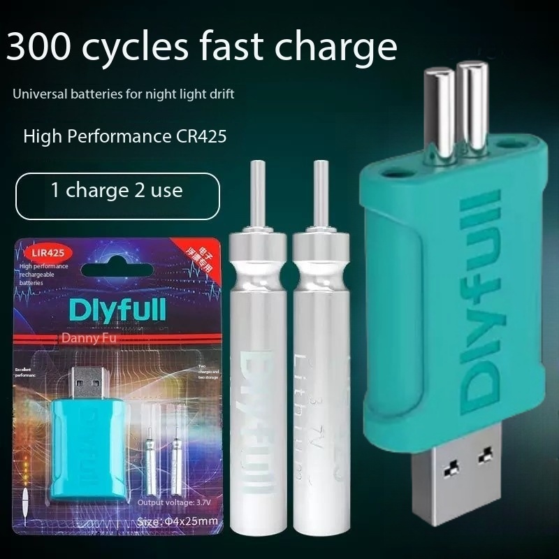 Fish Finder Charger - Lichtgevende vlotter CR425 batterij oplaadbare batterij