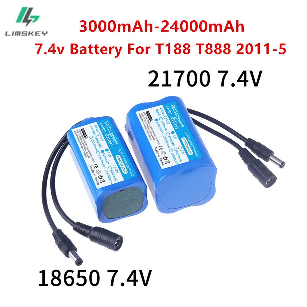 Fish Finder Charger - 7.4V batterij 3000 mah/6000 mah/9000 mah/12000