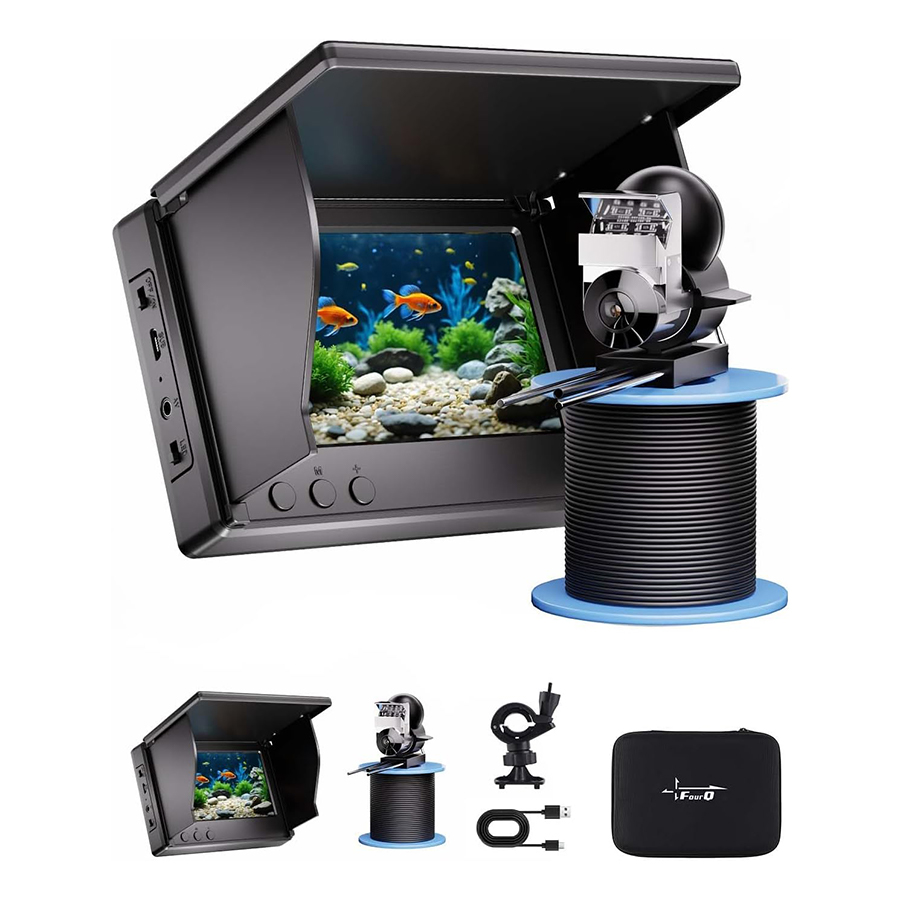 Fish Finder Portable - FOURQ Handheld 1080P 4.3'' LCD Fishfinder