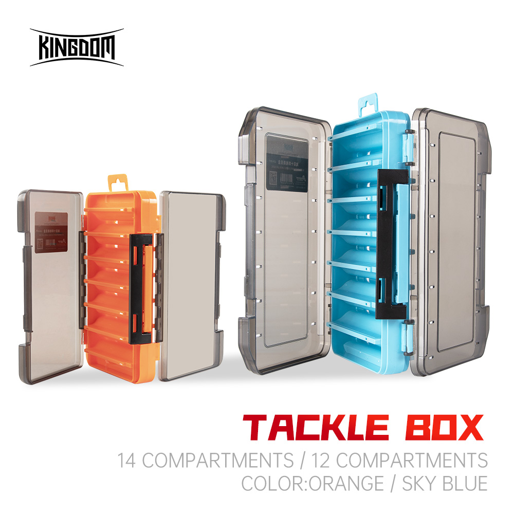 Fish Finder Case - KINGDOM Visgerei Box 12 14 Compartimenten