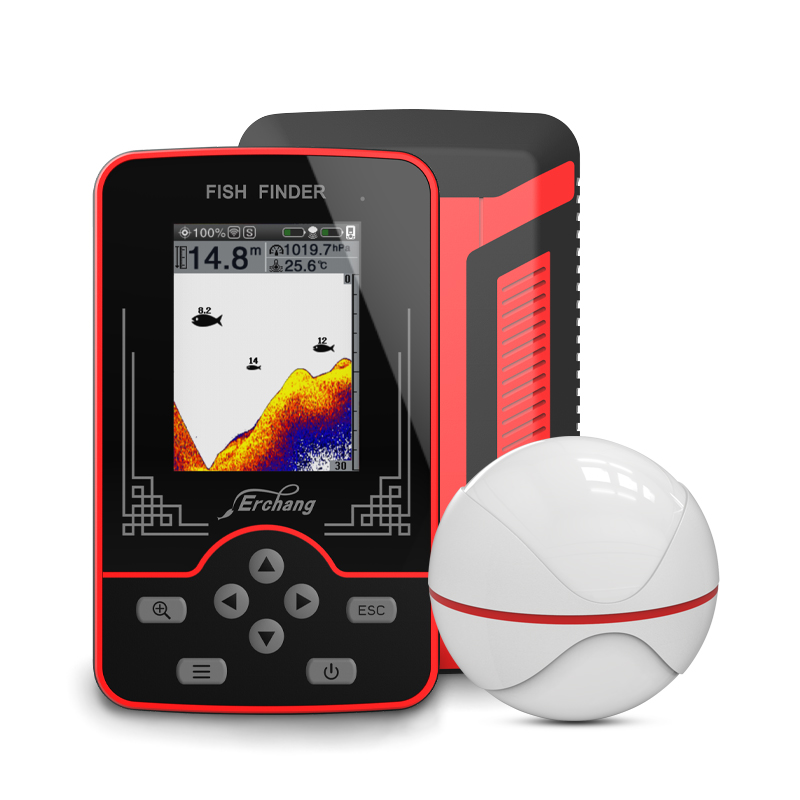 Fish Finder Gps - Erchang F13 Draadloze sirene Fishfinder Oplaadbaar