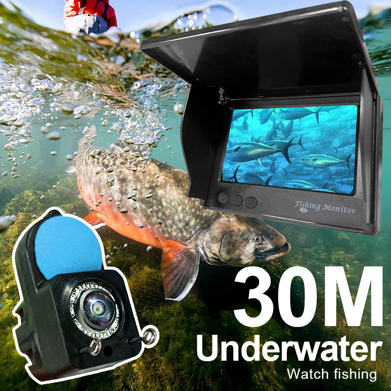 Fishing Camera - Onderwaterviscamera 1080P HD-camera Infraroodverlichting Draagbare ijsvissen