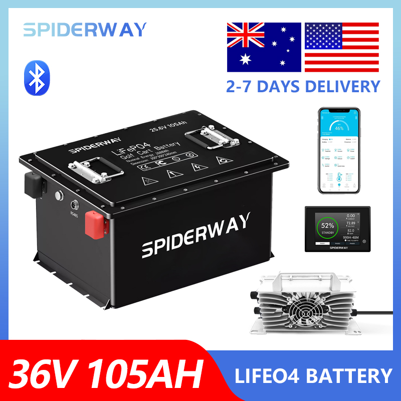 36V 105Ah Golfkar LiFePO4 Lith - Fish Finder Charger recensie en prijs