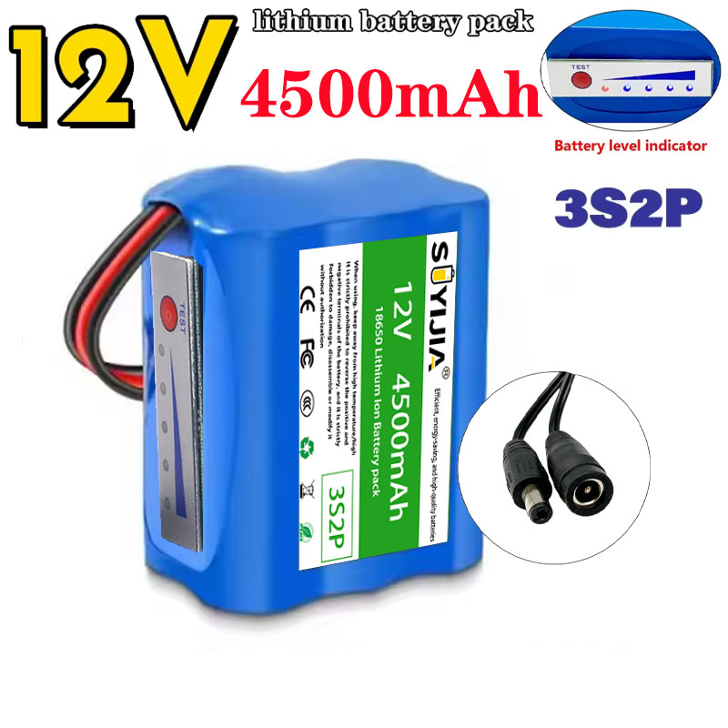18650 Lithiumbatterij 3s2p 12v - Fish Finder Portable recensie en prijs