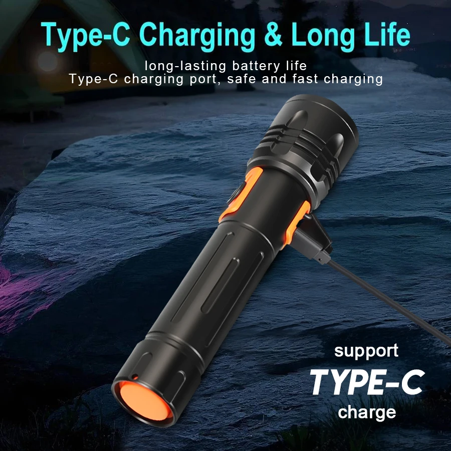 Krachtige LED-zaklamp Oplaadba - Fishing Light recensie en prijs