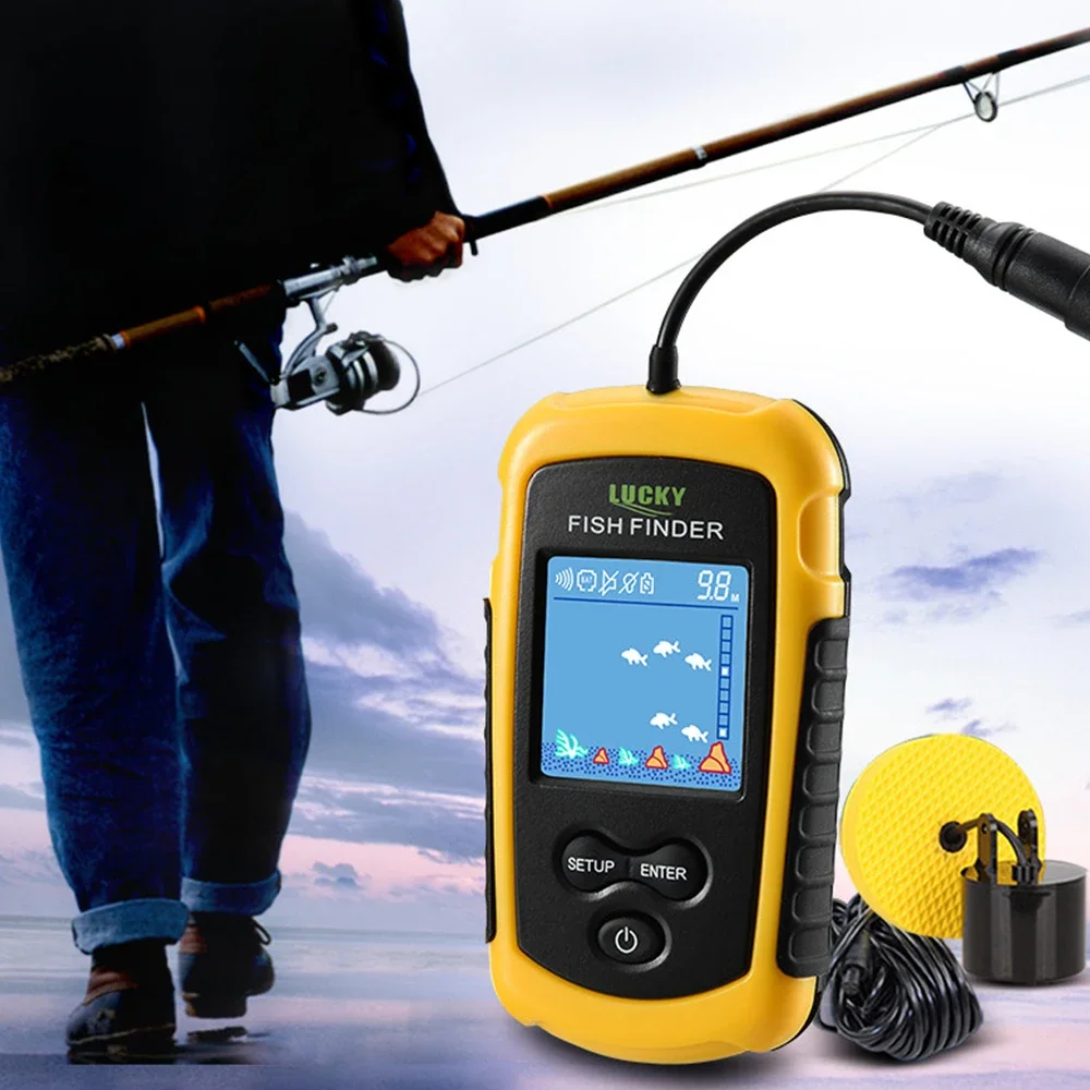 Lucky LCD-kleurenscherm Draagb - Fish Finder Transducer recensie en prijs