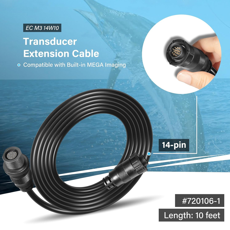 Transducer Verlengkabel 10Ft 1 - Fish Finder Transducer recensie en prijs