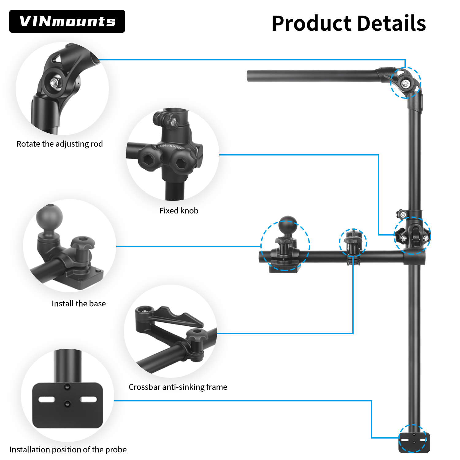 VINmountsLivescope Fishfinder  - Fish Finder Mount recensie en prijs