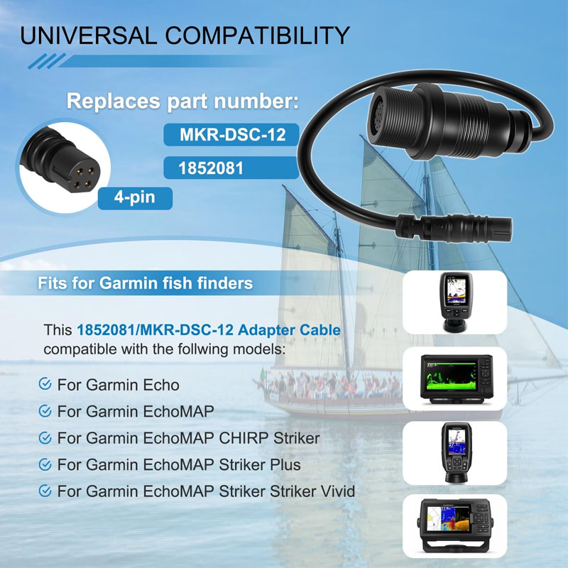 1852081 MKR-DSC-12 4-pins fish - Fish Finder recensie en prijs