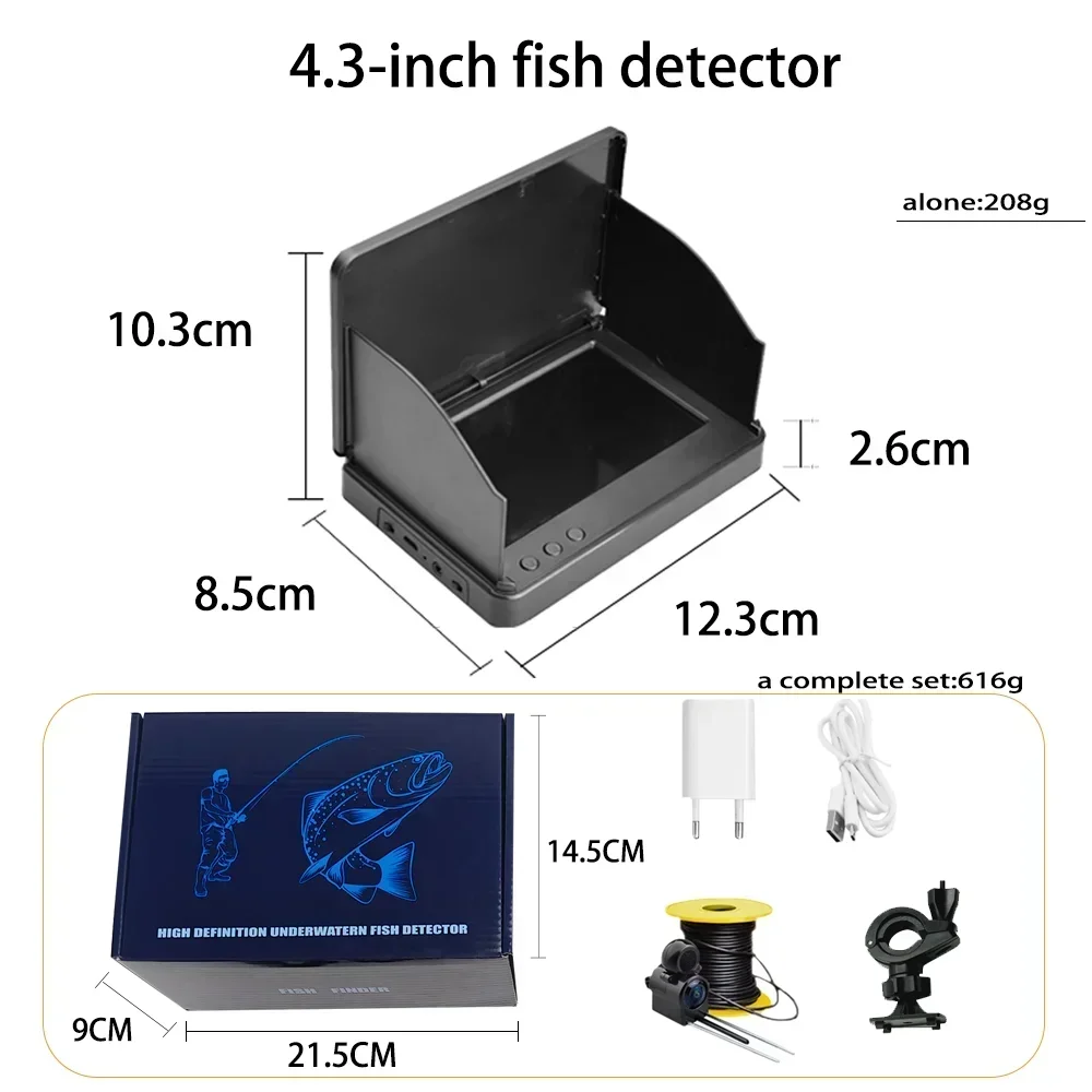 YS43A 4,3-inch visdetector ond - Fish Finder Battery recensie en prijs