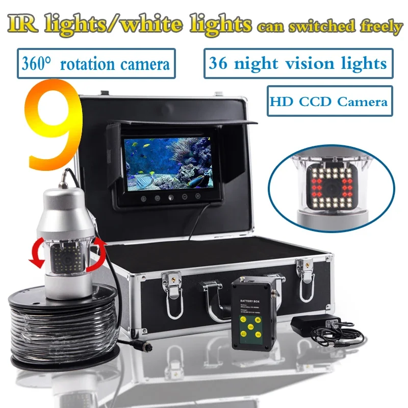 Fishfinder F08A 9 inch onderwa - Fishing Camera recensie en prijs