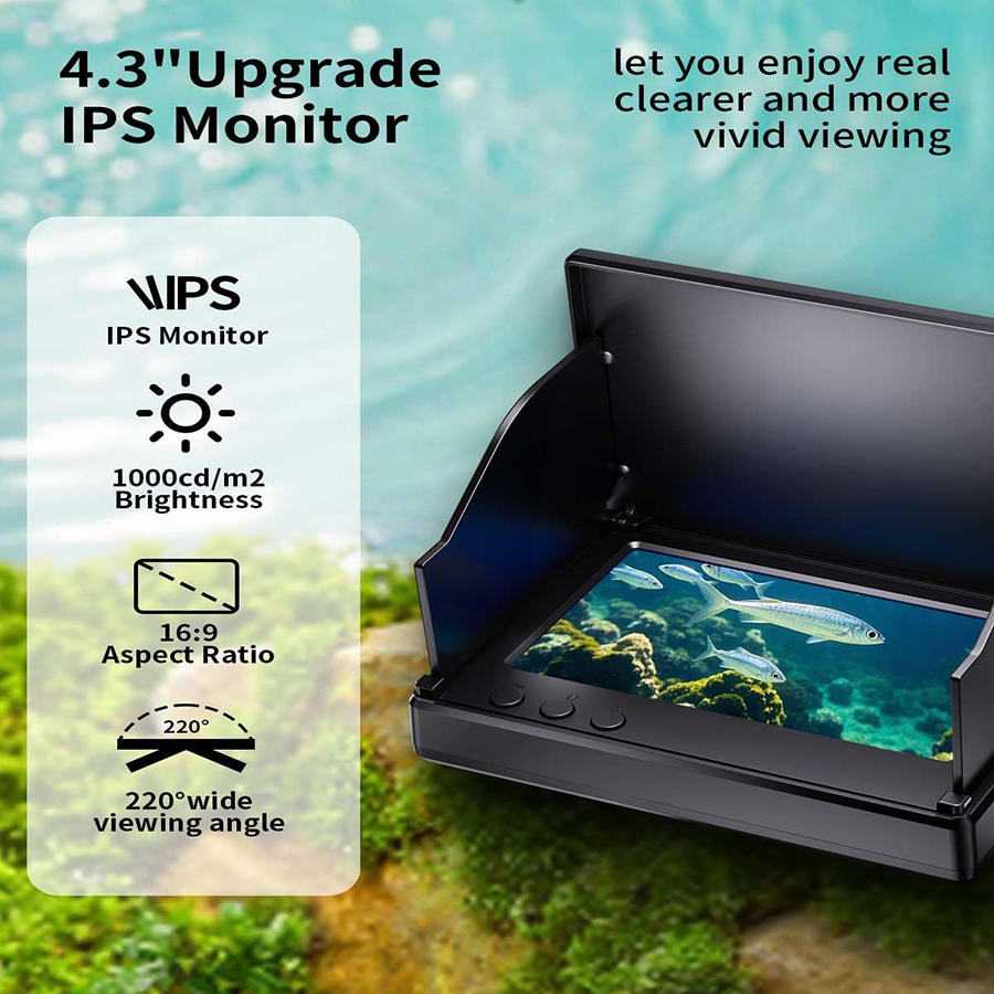 FOURQ Handheld 1080P 4.3'' LCD - Fish Finder Portable recensie en prijs
