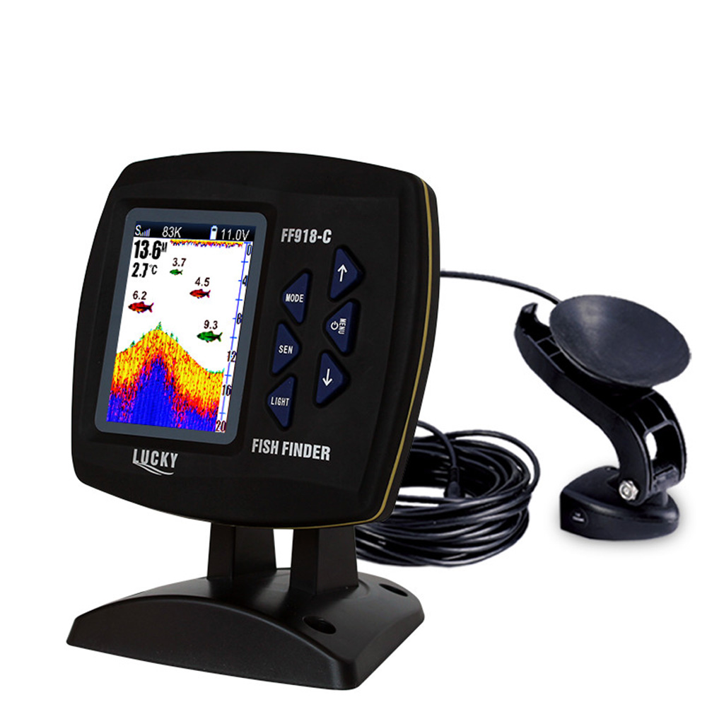 FF918-C100DS Kleurenscherm Bed - Fish Finder Transducer recensie en prijs
