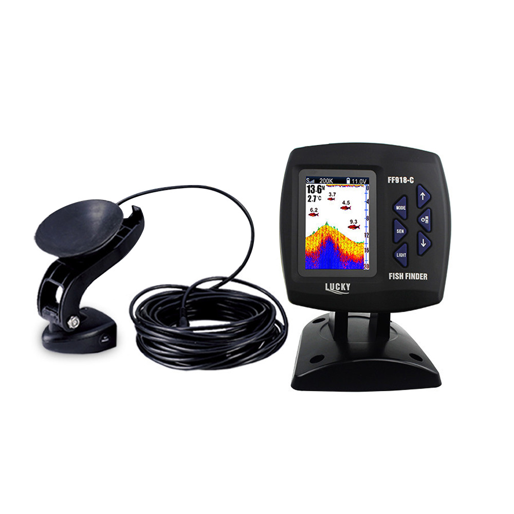 FF918-C100DS Kleurenscherm Bed - Fish Finder Transducer recensie en prijs