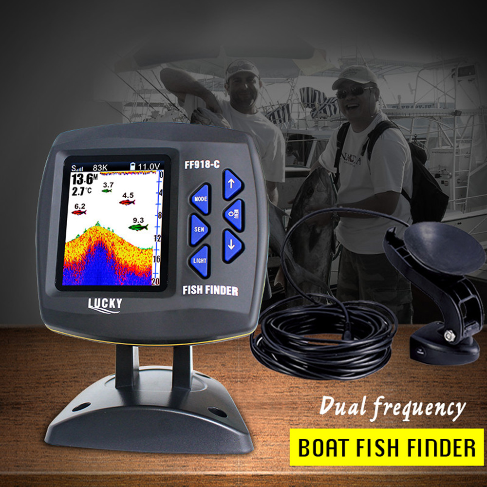 FF918-C100DS Kleurenscherm Bed - Fish Finder Transducer recensie en prijs