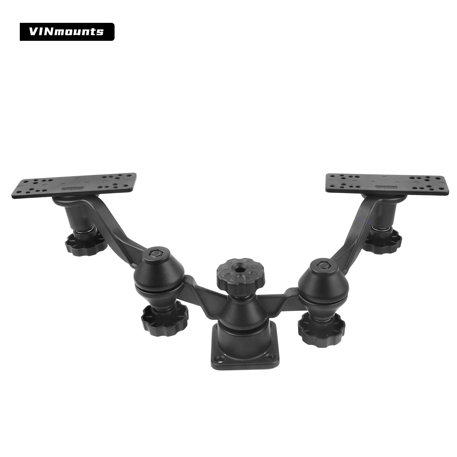 Horizontale dubbele arm viszoe - Fish Finder recensie en prijs