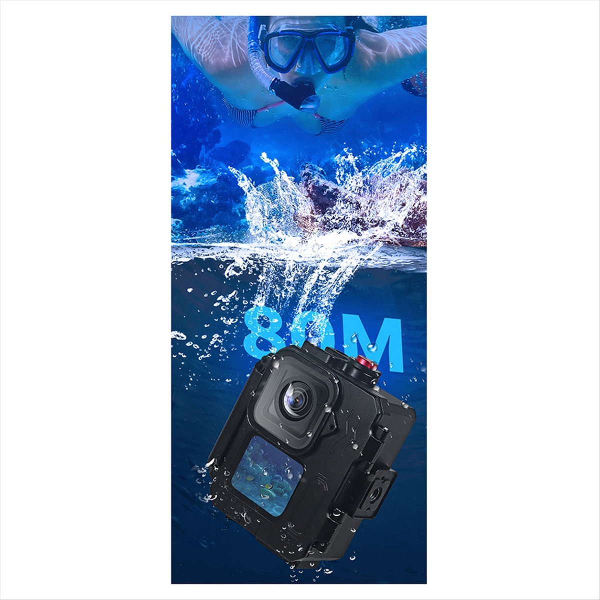 N05R 80M Waterdichte behuizing - Underwater Camera recensie en prijs